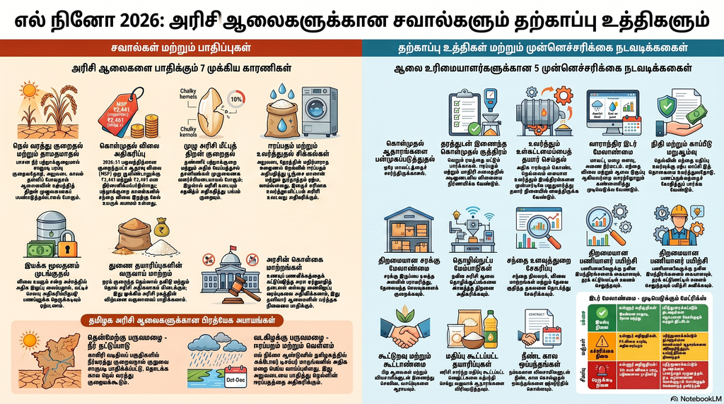 2026 எல் நினோ: அரிசி ஆலைகளுக்கான இடர் மேலாண்மைத் திட்டம் - Cover Image